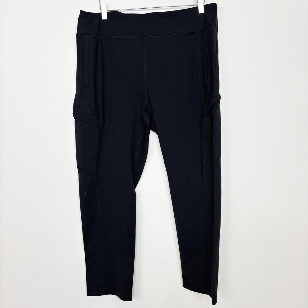 Duluth Trading Company Women's Black Legging Cargo Pants XL x 29